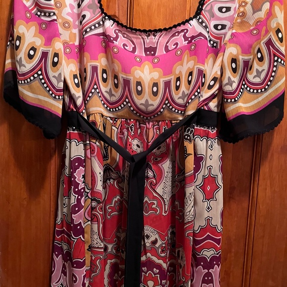 Chiffon Multi Color Top - Picture 5 of 9